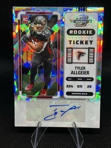 2022 Contenders Optic Tyler Allgeier Rookie Ticket Cracked Ice Auto /22 No. 203 - Picture 1 of 3