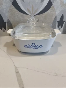 Blue Cornflower Corning Ware A-1.5-B Casserole Dish 3 Quart With Lid EUC - Picture 1 of 9