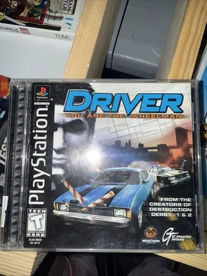 Driver (Sony PlayStation 1, 1999) PS1 CIB Tested And Works Authentic - Image 1 of 4