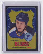 2010-11 O-PEE-CHEE RETRO RAINBOW ROOKIE BLACK/100 STEFAN DELLA ROVERE #617 BLUES