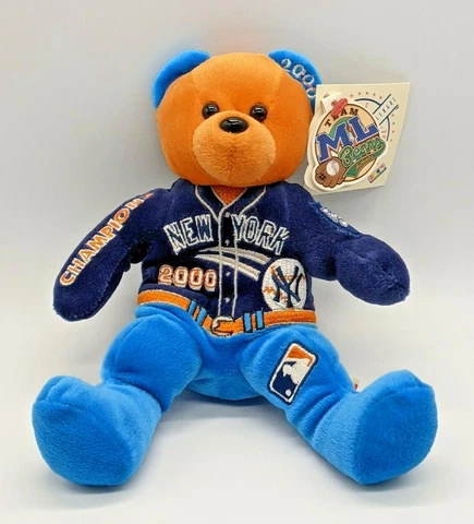 MLB New York Yankees 2000 Champions Bear Plush Team Bears Authentic with Tag Cover