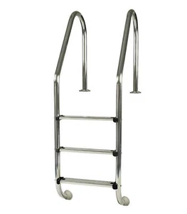 Scaletta Per Piscine interrate San Marco a 3 gradini in acciaio inox