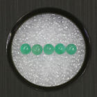 0.94 Cts_Gorgeous_Exact 3.4 Mm Round Cab_100 % Natural Best Colombian Emerald