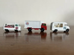 3 CUSTOM Vintage Matchbox Lesney Burger King, Coca-Cola, & Mountain Dew Trucks - Picture 1 of 23