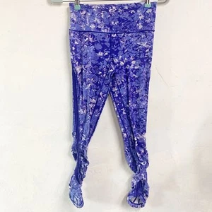 Ivivva by Lululemon Girls Blue Leggings Size 12 - Picture 1 of 10