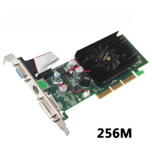 FX6200 256M AGP 8X graphics card compatible with 4X AGP universal graphics card - Afbeelding 1 van 7