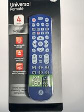 GE Universal Remote 4 device for Samsung, Roku, All Major Brands, Backlight