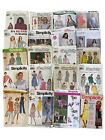LOT of 19 Vintage Simplicity Women's Fashion Sewing Patterns - Mixed Sizes