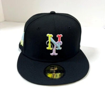 New York Mets MLB Color Pack MULTI World Series NE Fitted Hat~Black - Image 1 of 4