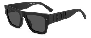 Occhiali da Sole DSQUARED2 ICON 0021/S 003 MATTE BLACK 52/20/145 Unisex - Imagen 1 de 3