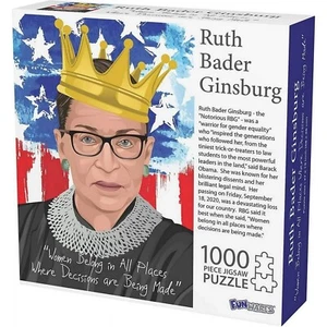 Rompecabezas Corte Suprema 1000 piezas Ruth Bader Ginsburg Las mujeres pertenecen a todos los lugares - Imagen 1 de 4