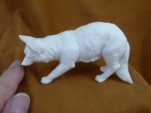 (WOLF-W82) Large standing wolf shed ANTLER figurine Bali detailed figurine - Picture 1 of 4