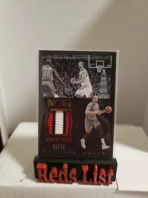 Parche de 3 colores 2015-16 Noir Acetate Prime 29/49 Joakim Noah Chicago Bulls #AN-JN Foto 1 de 4