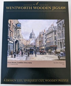 Wentworth 500pc "Fleet Street, London, 1924" Wooden Jigsaw Puzzle "Whimsy"s