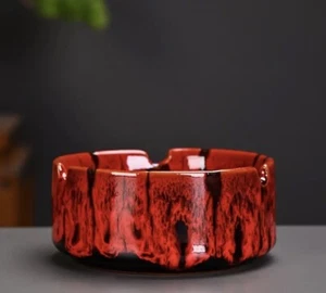 Cenicero de cerámica, hermosos colores vibrantes, coleccionable, frasco de cambio, plato de joyería - Imagen 1 de 4