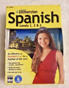 Instant Immersion Spanish Learning Disks Levels 1 2 3 Missing Level 1 Disk 1 - Picture 1 of 6