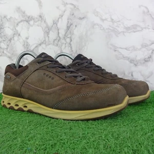 Ecco Shoes Size 6 Womens Brown Hiking Goretex Waterproof Walking Lace Up Garden - Picture 1 of 13