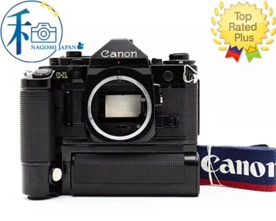 Canon A-1 SLR 35mm Film Camera Body Motor Drive MA JAPAN #Black Friday OFFERTA - Immagine 1 di 4