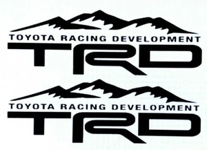 TRD Decal Sticker 4x4 Toyota Racing Development Tacoma Tundra 4Runner Mountain - Picture 1 of 1