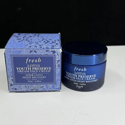 Fresh Lotus Youth Preserve Dream Face Cream Night Recovery 1.6 oz NIB - Image 1 of 4