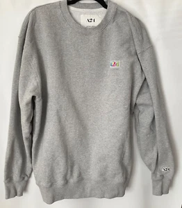 A24 - Grey Patch Crew Pullover Pulli (Gr. XL) grau Sweatshirt - Bild 1 von 9