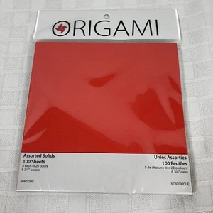 Yasutomo Origami 100 Sheets 20 Colors 5 Each 6 3/4 NEW - Picture 1 of 7
