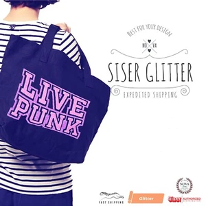 Siser Glitter Heat Transfer Iron on Vinyl 12"X 24" (2 Ft) - Picture 1 of 50