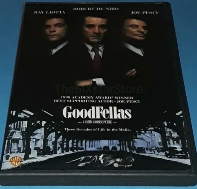 GOODFELLAS DVD Classic Mob Mafia Crime Thriller 1990 Robert De Niro Joe Pesci  Foto 1 de 1
