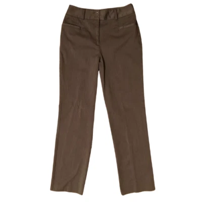 Pantalones de vestir estilo chino marrón talla 8 Relativity para mujer Foto 1 de 4