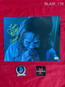 FOTO LINDA BLAIR AUTOGRAFATA FIRMATA 11x14! IL ESORCISTA! REGAN! BECKETT COA! - Foto 1 di 3