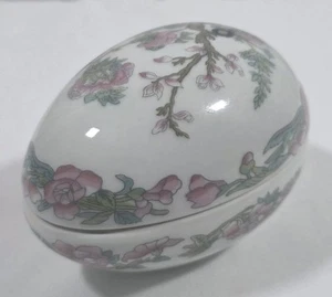 Vintage Teissonniere Limoges Frankreich asiatisch inspiriertes Design Ei Schmuck Schale - Bild 1 von 11