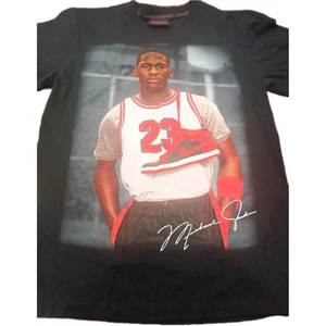 Michael Jordan Mens Medium Black Graphic T-Shirt - Picture 1 of 3