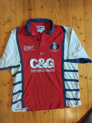 Vintage 2000s Gloucester Cotton Traders Rugby Jersey Size Large  - Image 1 of 4