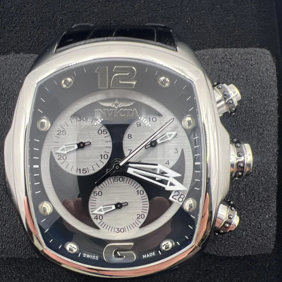 Invicta Hombre Lupah Cronógrafo Hecho en Suiza Movimiento ETA con Batería Nueva  Foto 1 de 4