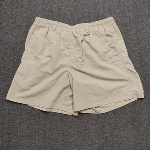 Pantalones Cortos de Pesca Columbia PFG Para Hombre Grandes Beige Forrados Elásticos Cremallera Bolsillo Nylon - Imagen 1 de 13