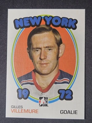 09-10 In The Game Gilles Villemure 72' Retro 🚨🚨🚨 New York Rangers  - Image 1 of 2