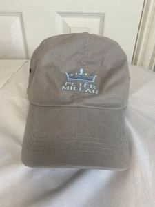 Peter Millar Hat Baseball Cap Polo Golf Gray Adjustable Men's One Size - Picture 1 of 4