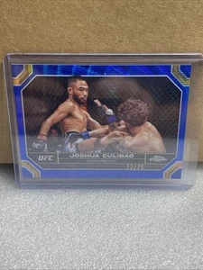 2024 Topps Chrome UFC - Joshua Culibao #101 Blue Wave Refractor /75 (RC) - Picture 1 of 2