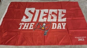 Tampa Bay Buccaneers Flag 3x5 SIEGE THE DAY Member Banner! - Picture 1 of 3