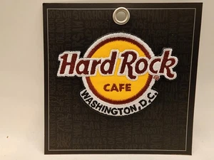 Hard Rock Café, Washington. D.C., LOGO CLÁSICO, PARCHE PLANCHADO - Imagen 1 de 2