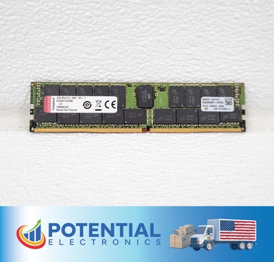 Kingston KVR24R17D4/32MA 32GB (1x32GB) 2Rx4 PC4-2400T DDR4 Server Memory - Image 1 of 4