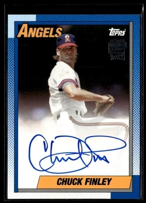 2013 Topps Archives Fan Favorites Autographs Chuck Finley Auto California Angels - Image 1 of 2