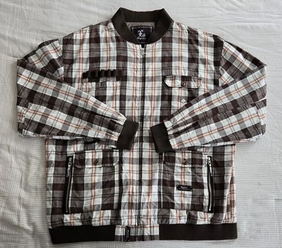 Vintage LRG Roots And Equipment Mens 4X Plaid The Rugged Hampton Jacket  - Image 1 of 4