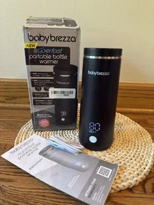 Calentador de biberón portátil súper rápido recargable negro Baby Brezza BRZ0179 - Imagen 1 de 13