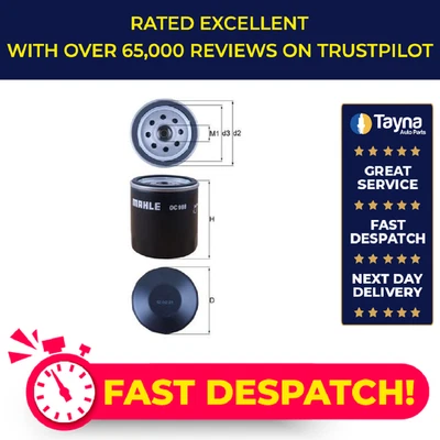 Filtro de aceite compatible con RELIANT Mahle genuino de alta calidad garantizada nuevo - Imagen 1 de 4