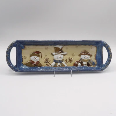 ST. NICHOLAS SQUARE WINTER WISHES RECTANGULAR TRAY MINT - Image 1 of 4