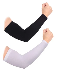Outdoor Sports Running Cycling Fishing Sunscreen Cooling Arm Sleeves Sun Sleeves - Picture 1 of 17