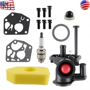 Carburetor & Tune up Kit For B&S 499809 498809A 494406 3HP 3.5 3.75 4.5 HP Mower - Picture 1 of 7