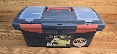 NOS Workforce Titan 19 Inch Toolbox With Bonus Box Inside - Image 1 of 4