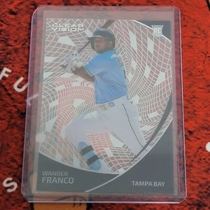 Wander Franco RC 2022 Chronicles Clear Vision Baseball - RC #1 - Tampa Bay Rays - Picture 1 of 2